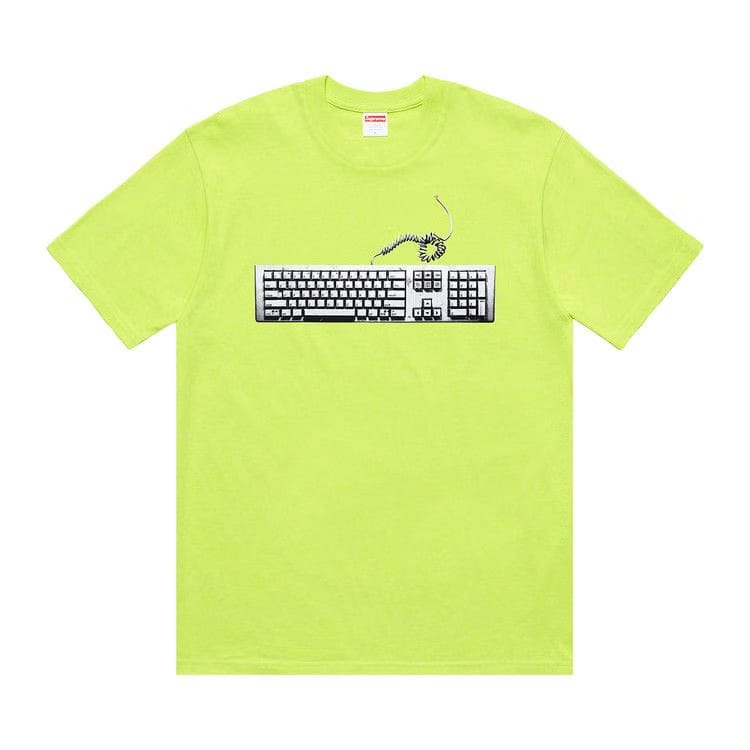 Supreme Keyboard T-Shirt Neon Green
