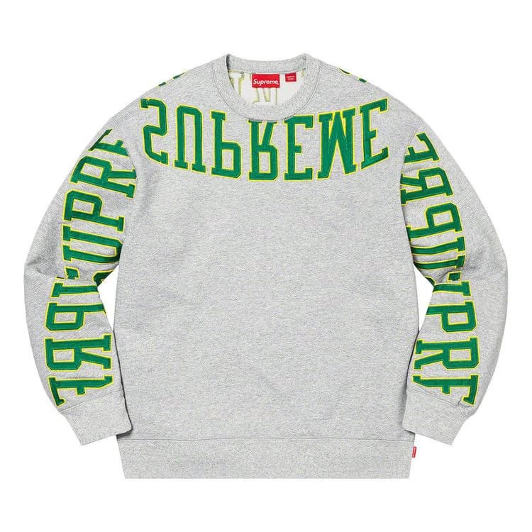 Supreme Multi Arc Crewneck Heather Grey