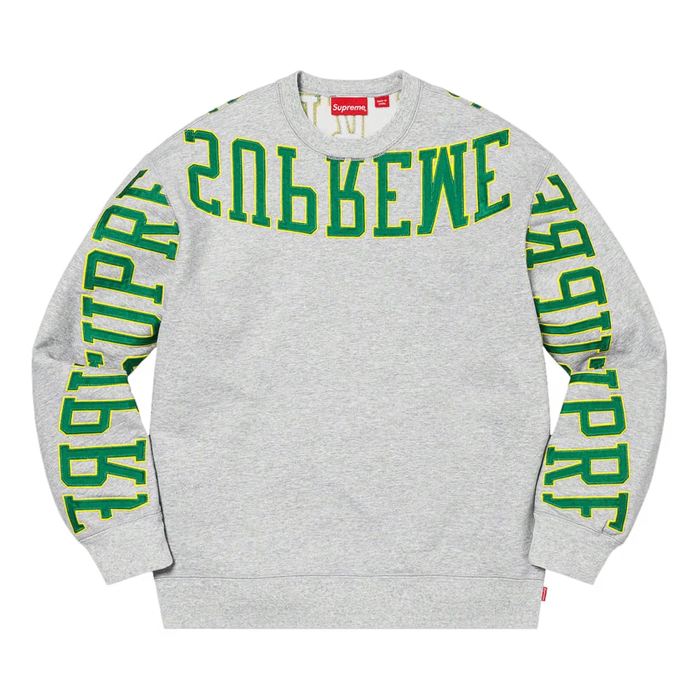 Supreme Multi Arc Crewneck Heather Grey