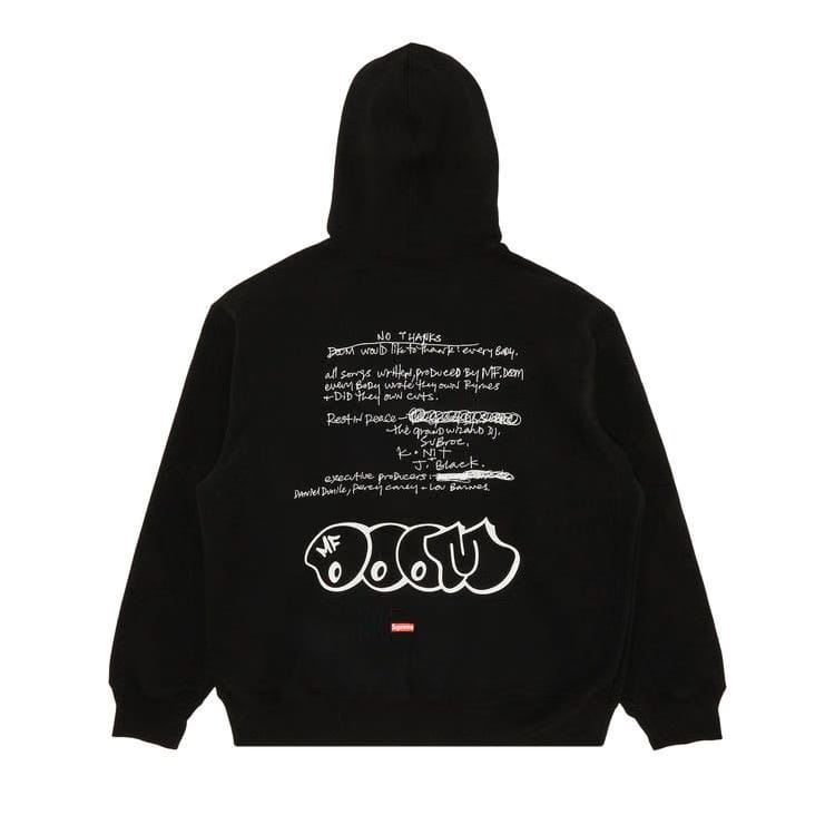 Supreme MF DOOM Hoodie Black
