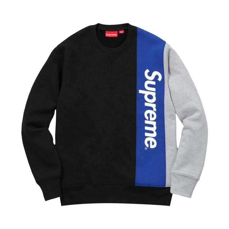 Supreme Panelled Crewneck Black