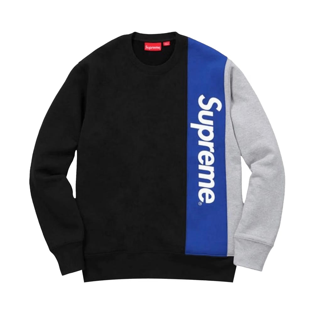 Supreme Panelled Crewneck Black