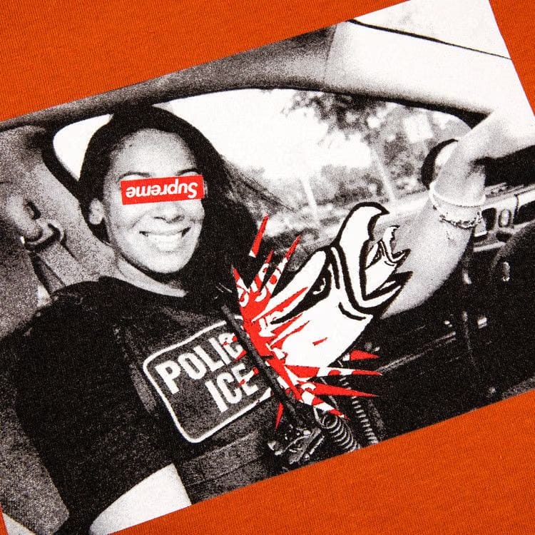 Supreme x ANTIHERO ICE T-Shirt Rust