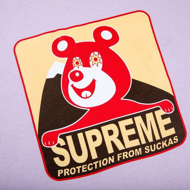 Supreme Bear T-Shirt Light Purple