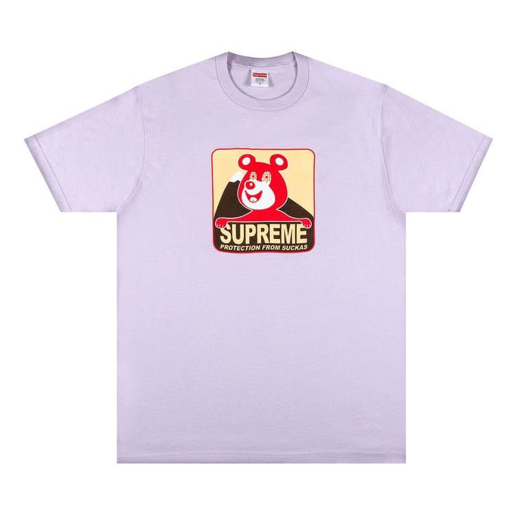 Supreme Bear T-Shirt Light Purple