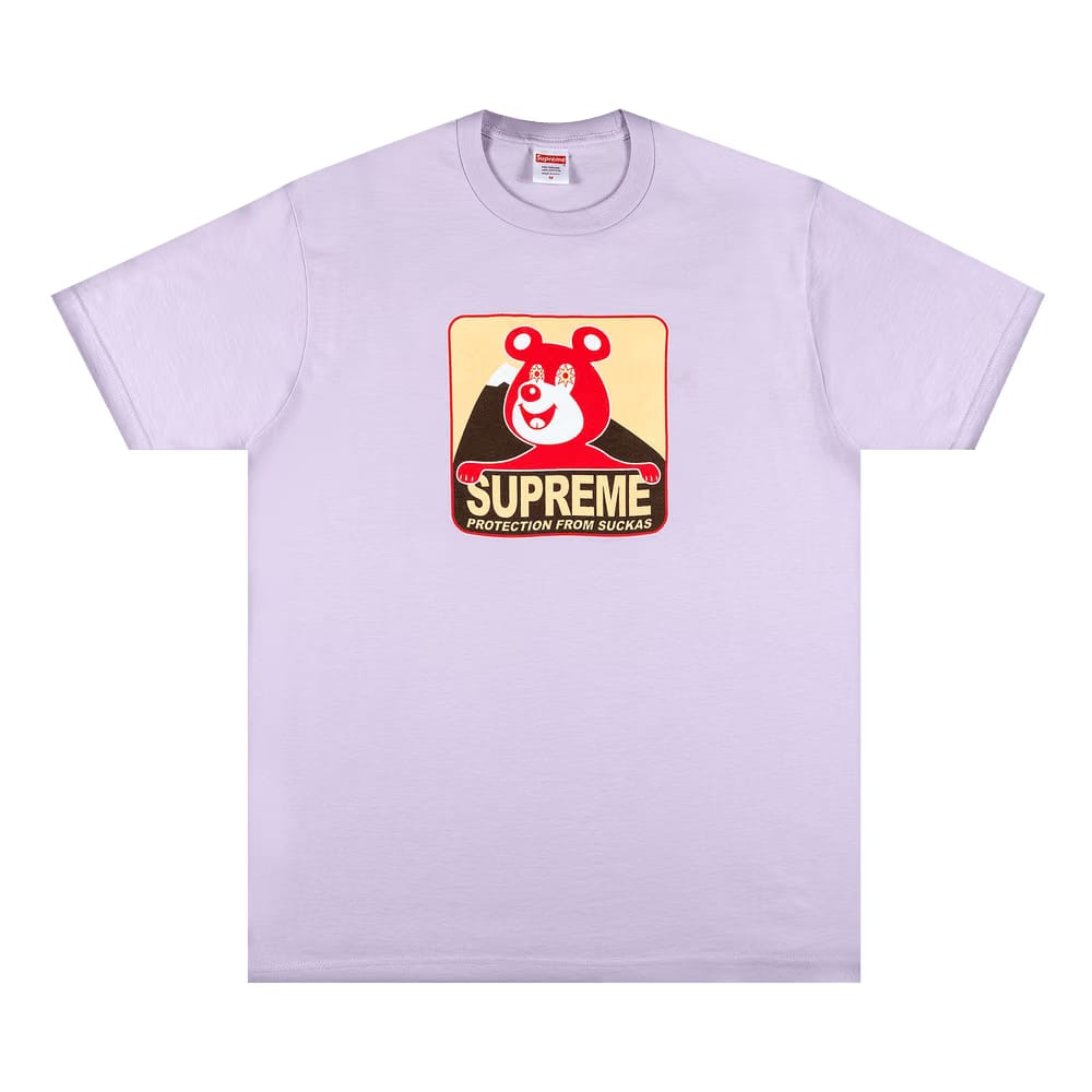 Supreme Bear T-Shirt Light Purple