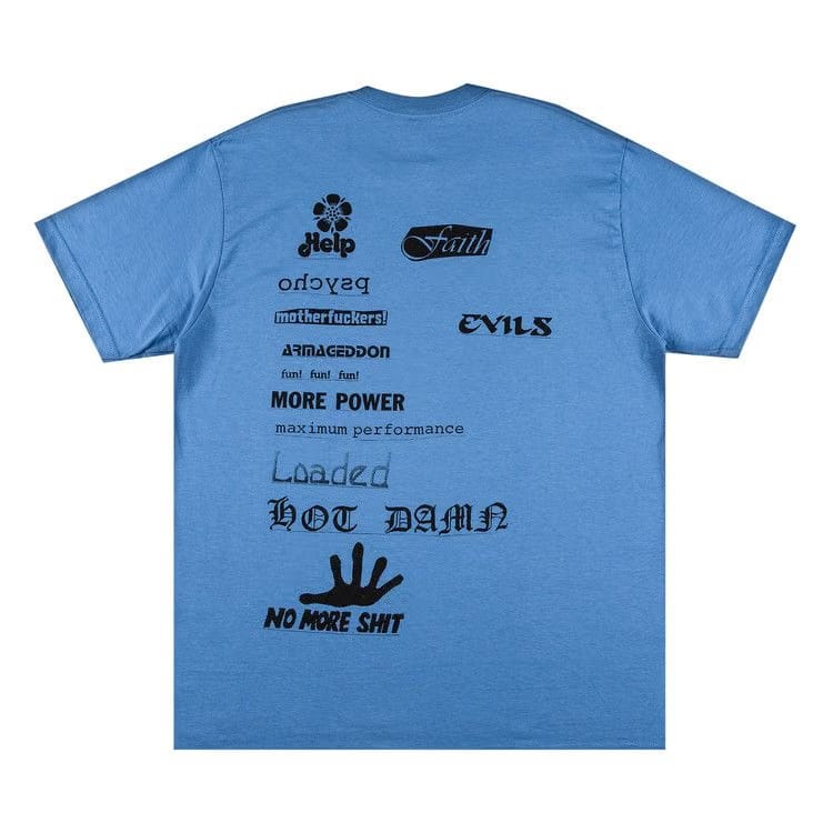 Supreme No More Shit T-Shirt Dusty Light Royal