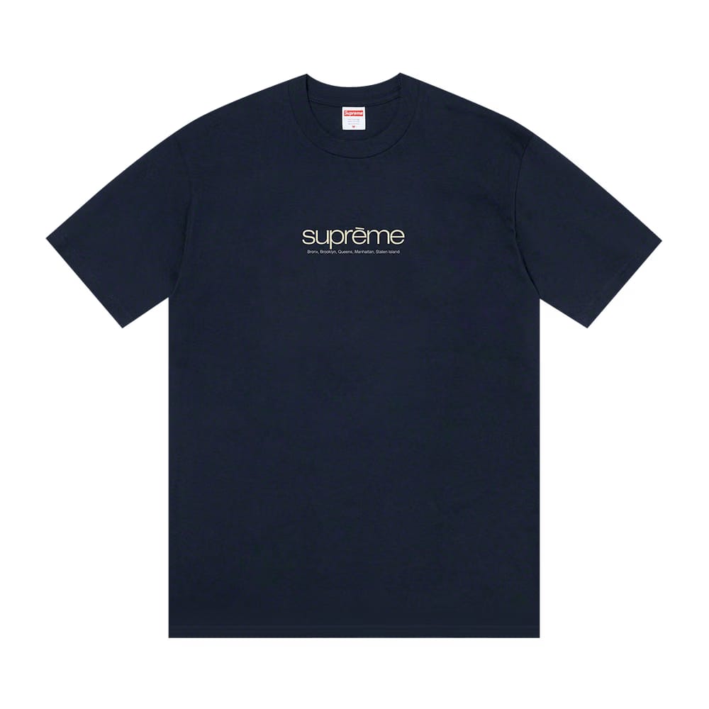 Supreme Five Boroughs T-Shirt Navy