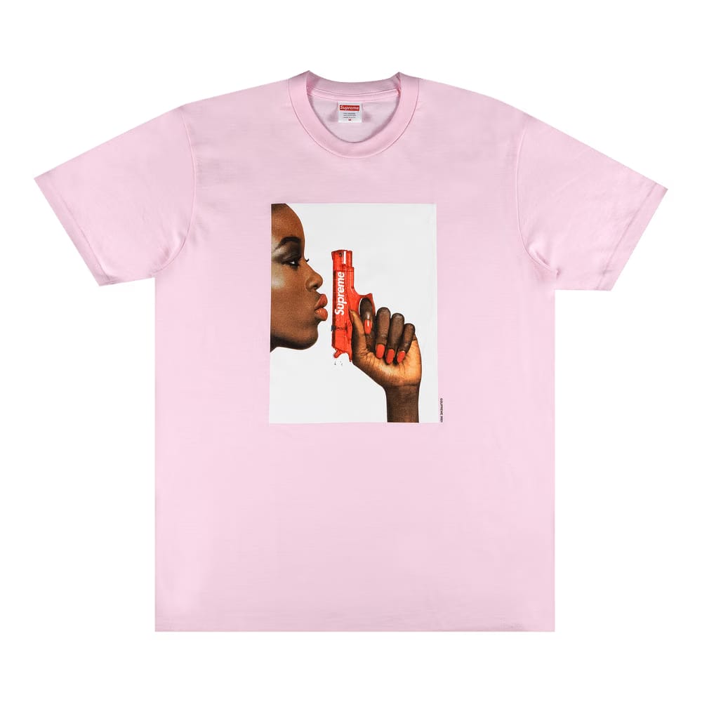 Supreme Water Pistol T-Shirt Light Pink