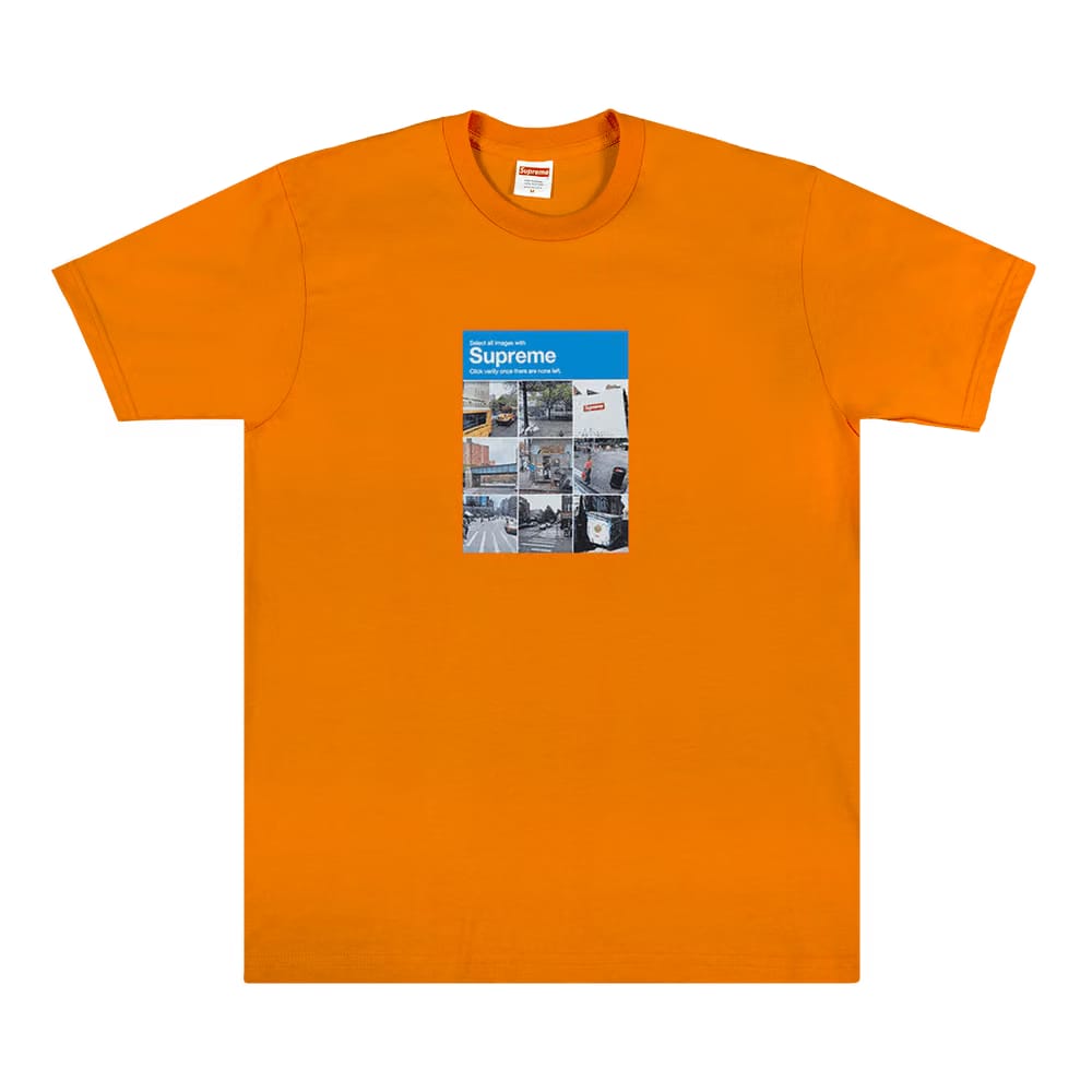 Supreme Verify T-Shirt Orange