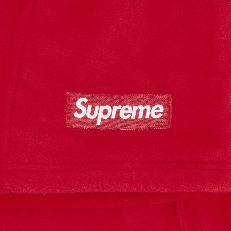 Supreme x Polartec Mock Neck Pullover Red