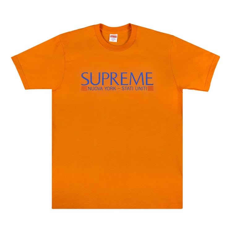 Supreme Nuova York T-Shirt Orange
