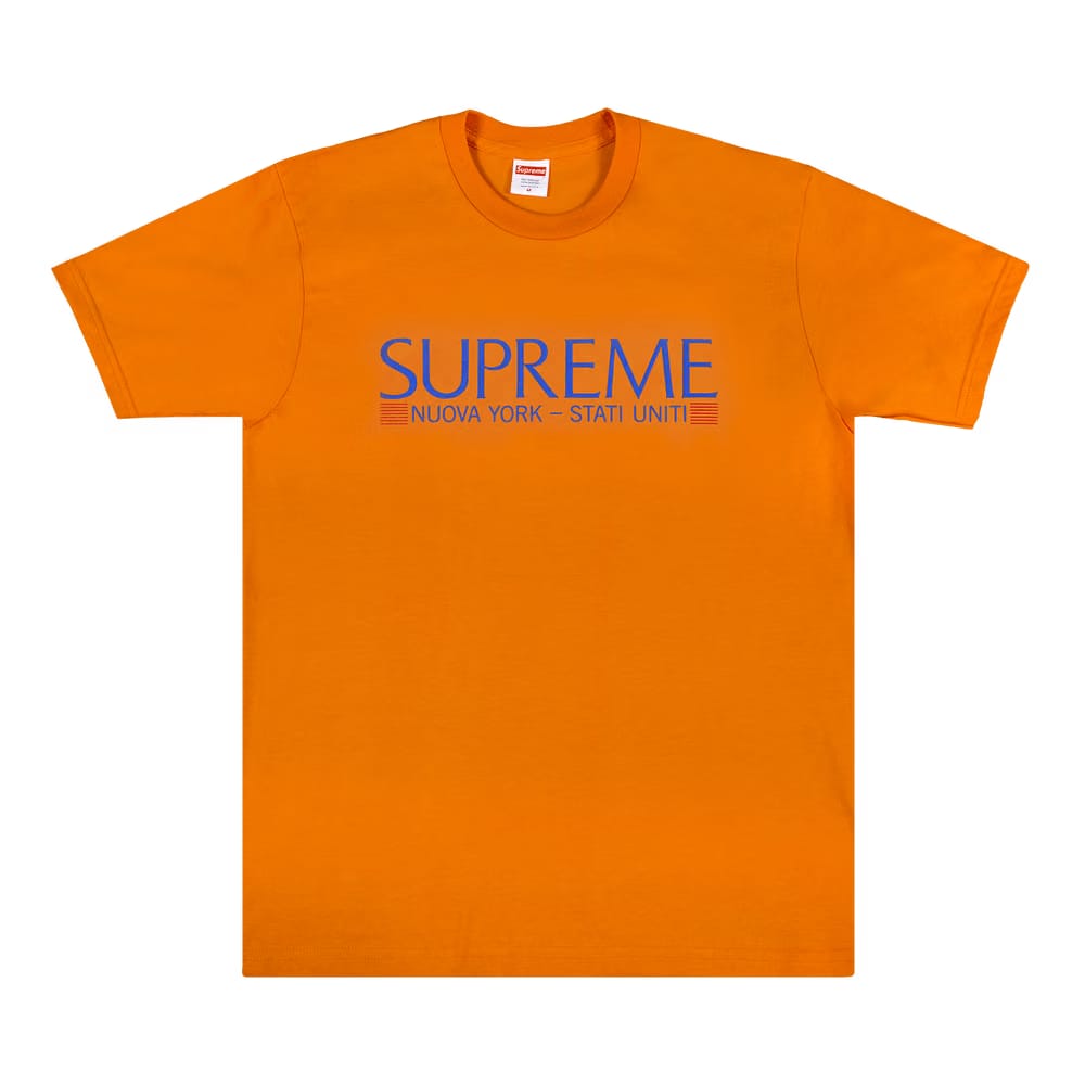 Supreme Nuova York T-Shirt Orange