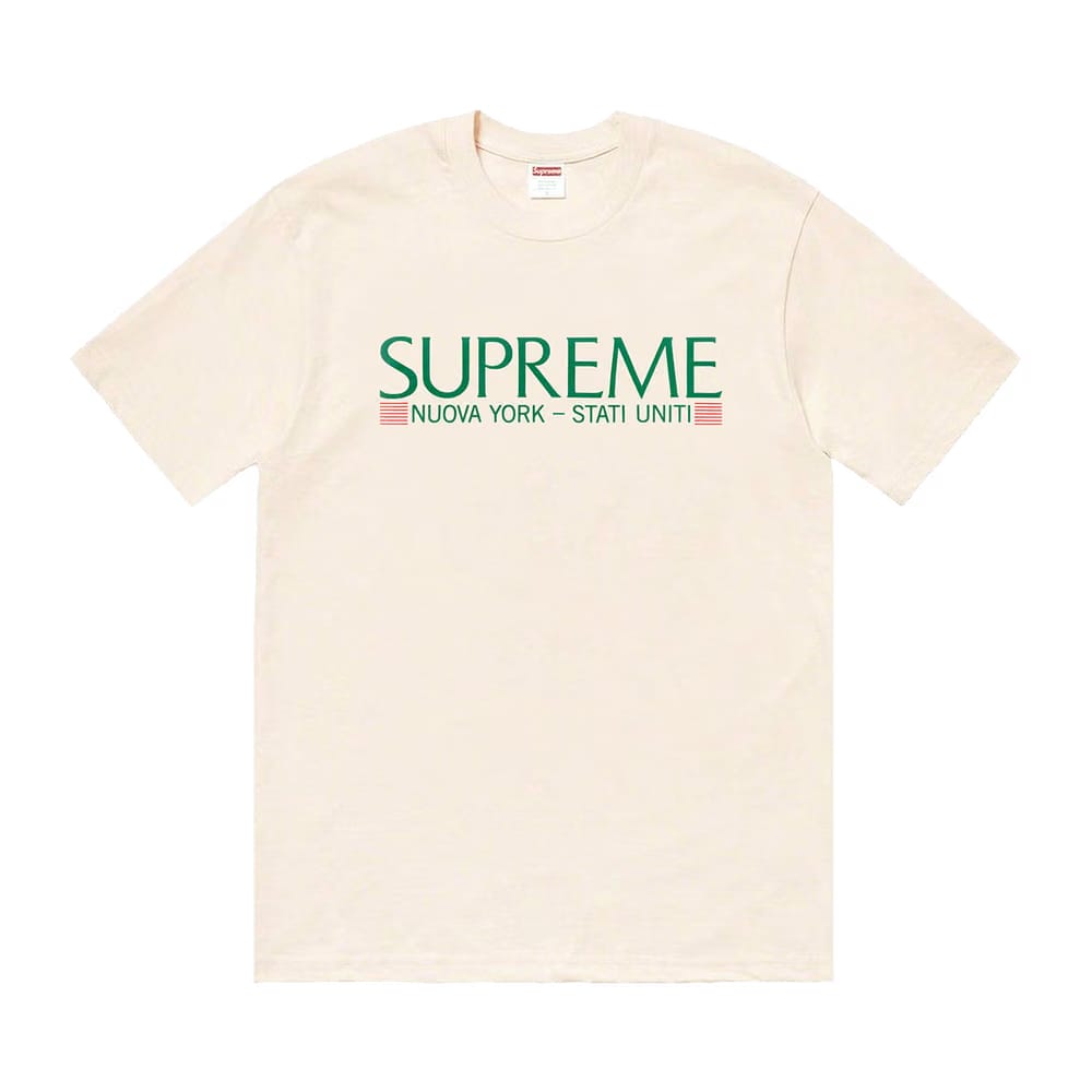 Supreme Nuova York T-Shirt Natural