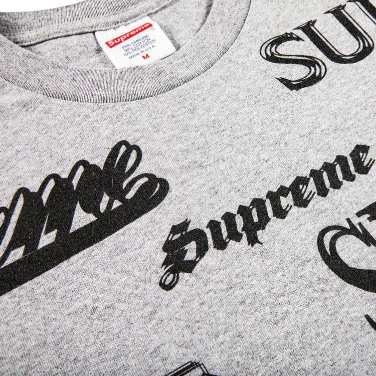 Supreme Multi Logo T-Shirt Heather Grey