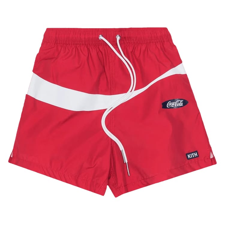 Kith x Coca-Cola Convertible Swim Shorts Red
