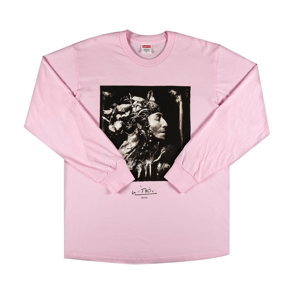 Supreme x Joel-Peter Witkin Harvest Long-Sleeve T-Shirt Light Pink