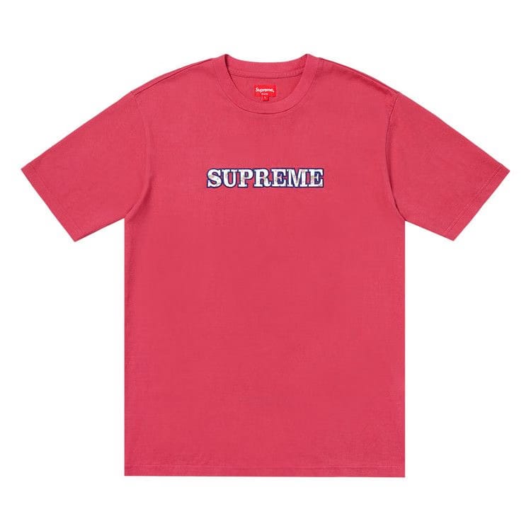 Supreme Floral Logo T-Shirt Dusty Red