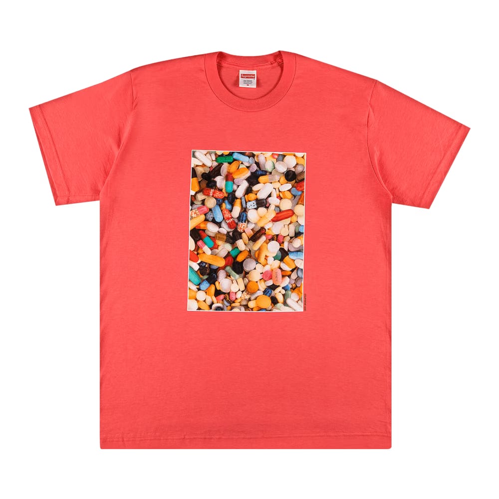 Supreme Pills T-Shirt Bright Coral