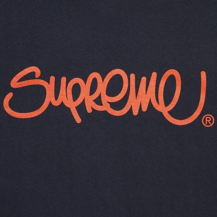 Supreme Handstyle T-Shirt Navy