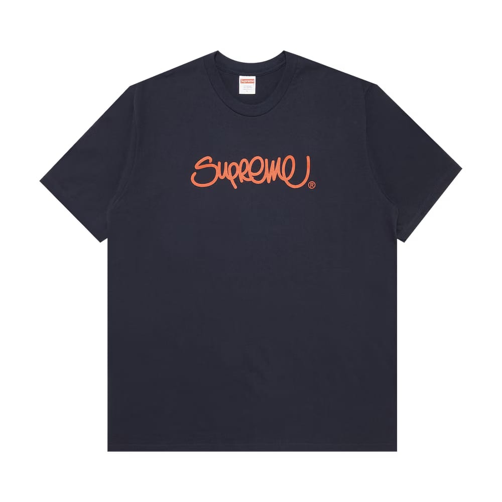 Supreme Handstyle T-Shirt Navy