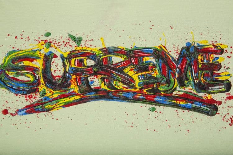 Supreme Paint Logo T-Shirt Pale Mint