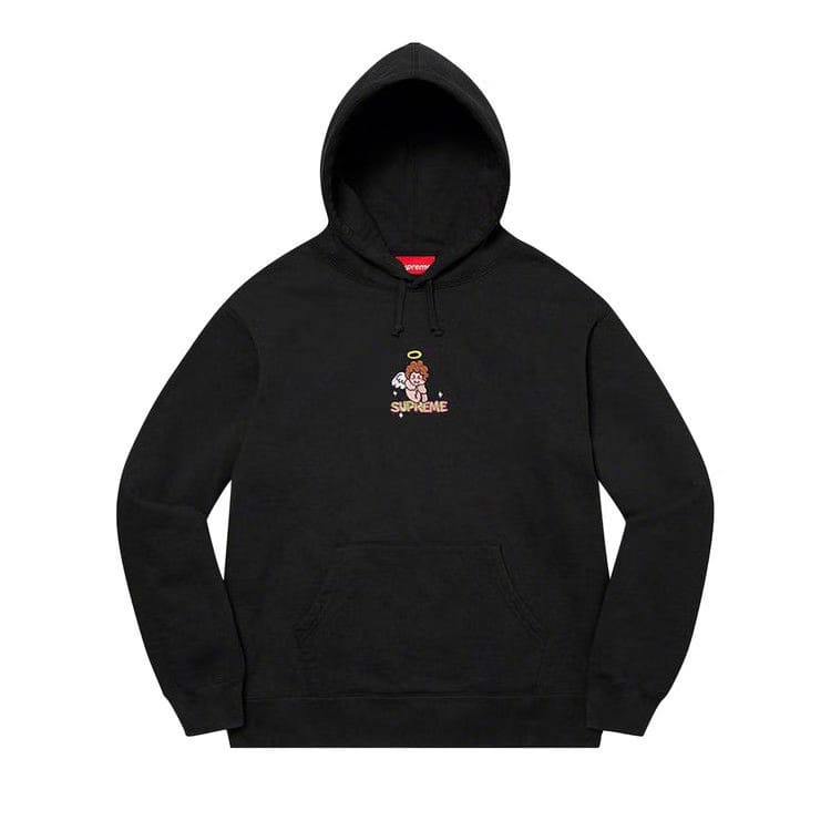 Supreme Angel Hoodie Black