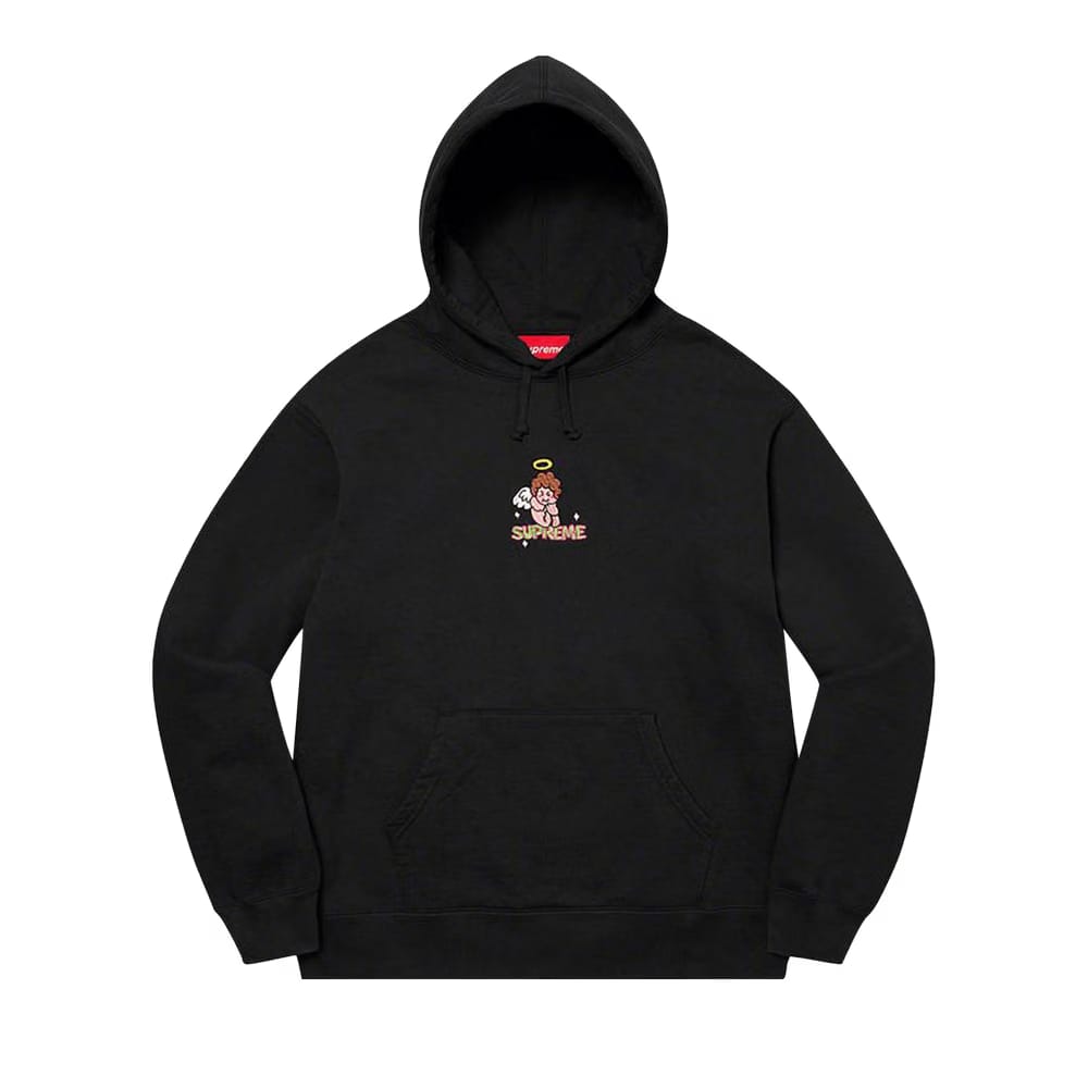 Supreme Angel Hoodie Black