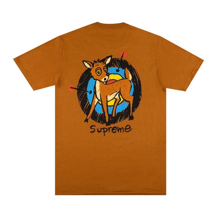 Supreme Deer T-Shirt Burnt Orange