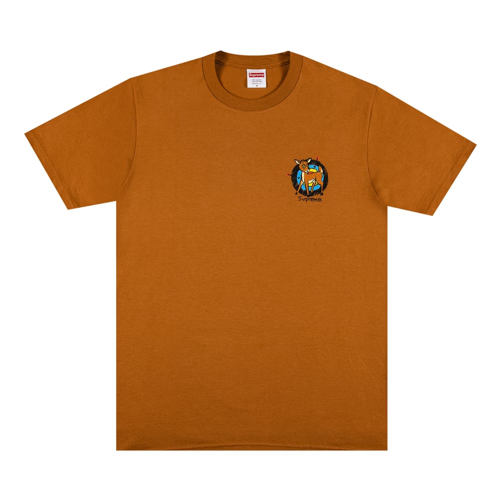 Supreme Deer T-Shirt Burnt Orange