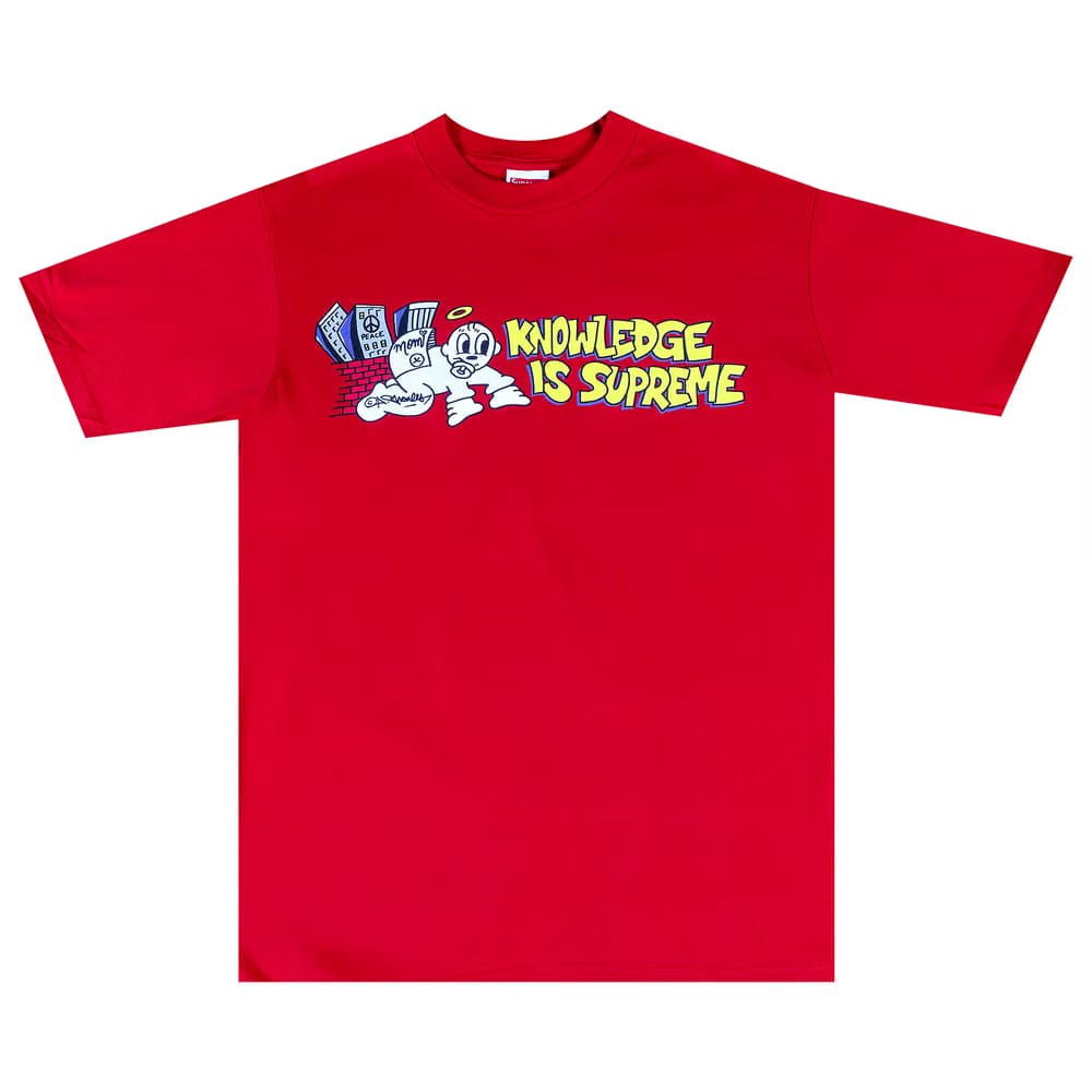 Supreme Knowledge T-Shirt Red