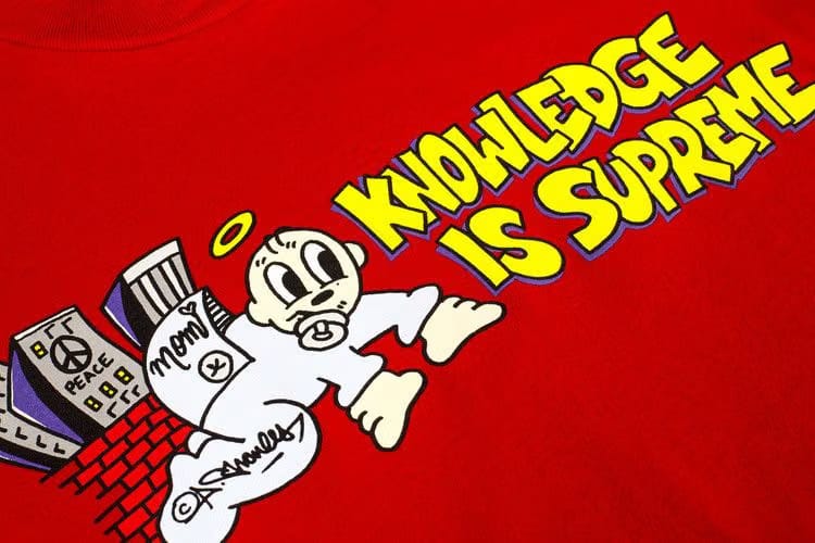 Supreme Knowledge T-Shirt Red