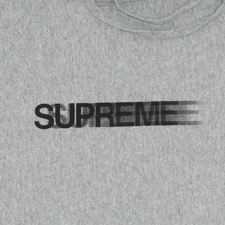 Supreme Motion Logo Hoodie Heather Grey