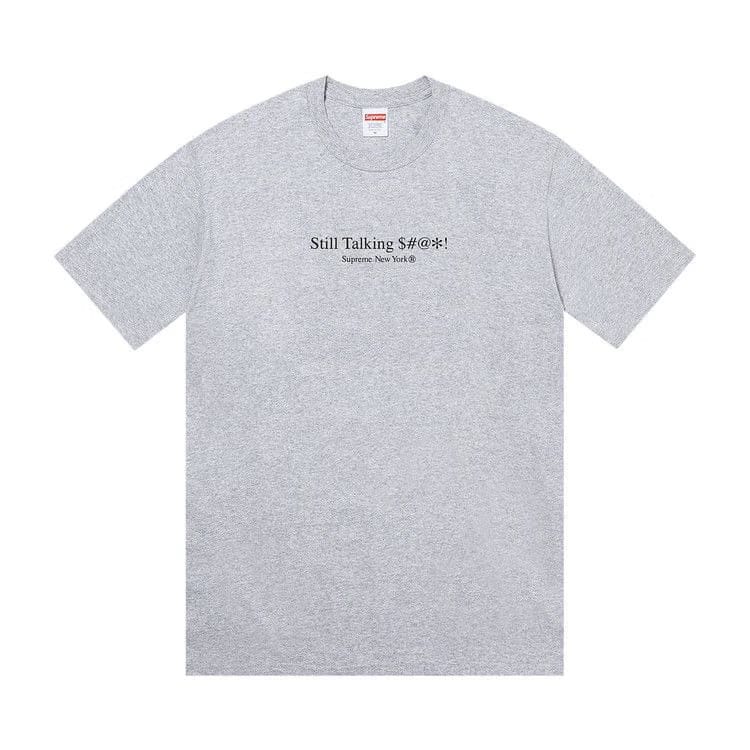 Supreme Still Talking T-Shirt Heather Grey