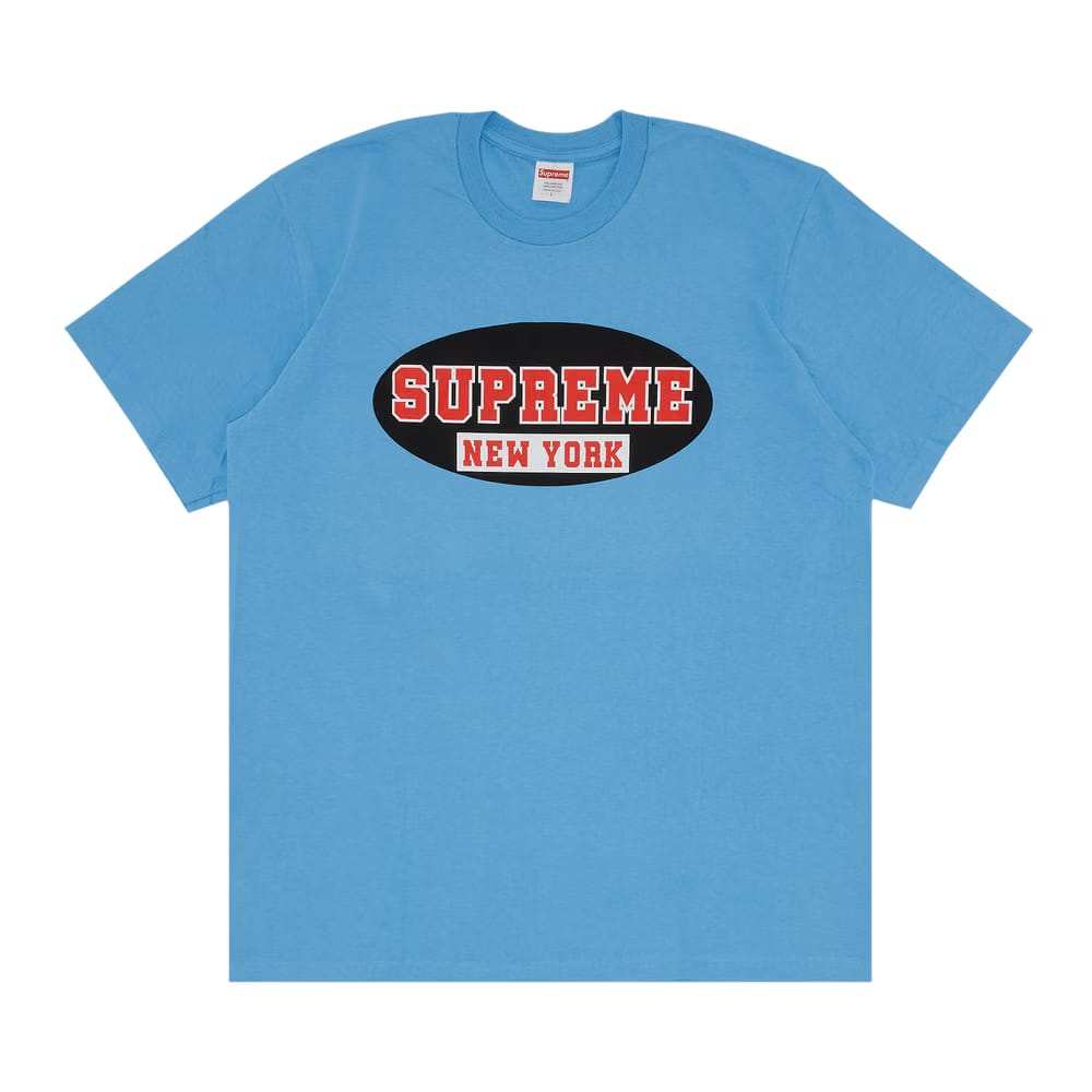 Supreme New York T-Shirt Bright Blue