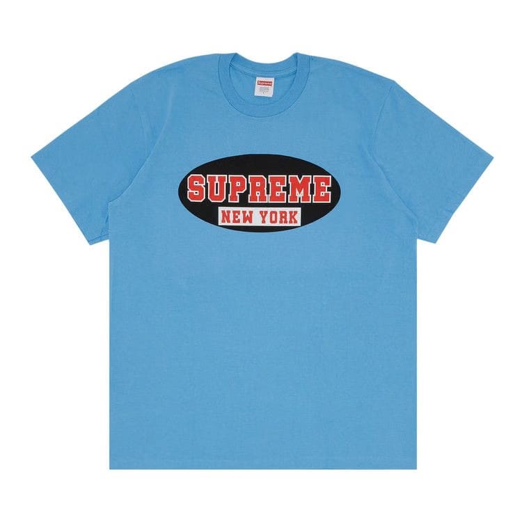 Supreme New York T-Shirt Bright Blue