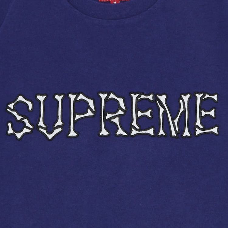 Supreme Bones Shorts-Sleeve Top Dark Royal