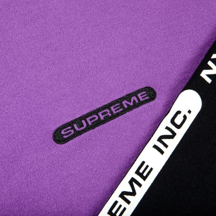 Supreme Inc. Paneled Long-Sleeve Top Violet
