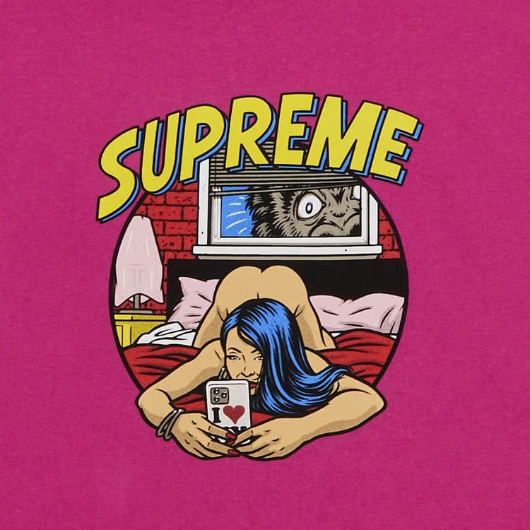 Supreme Bedroom T-Shirt Fuchsia