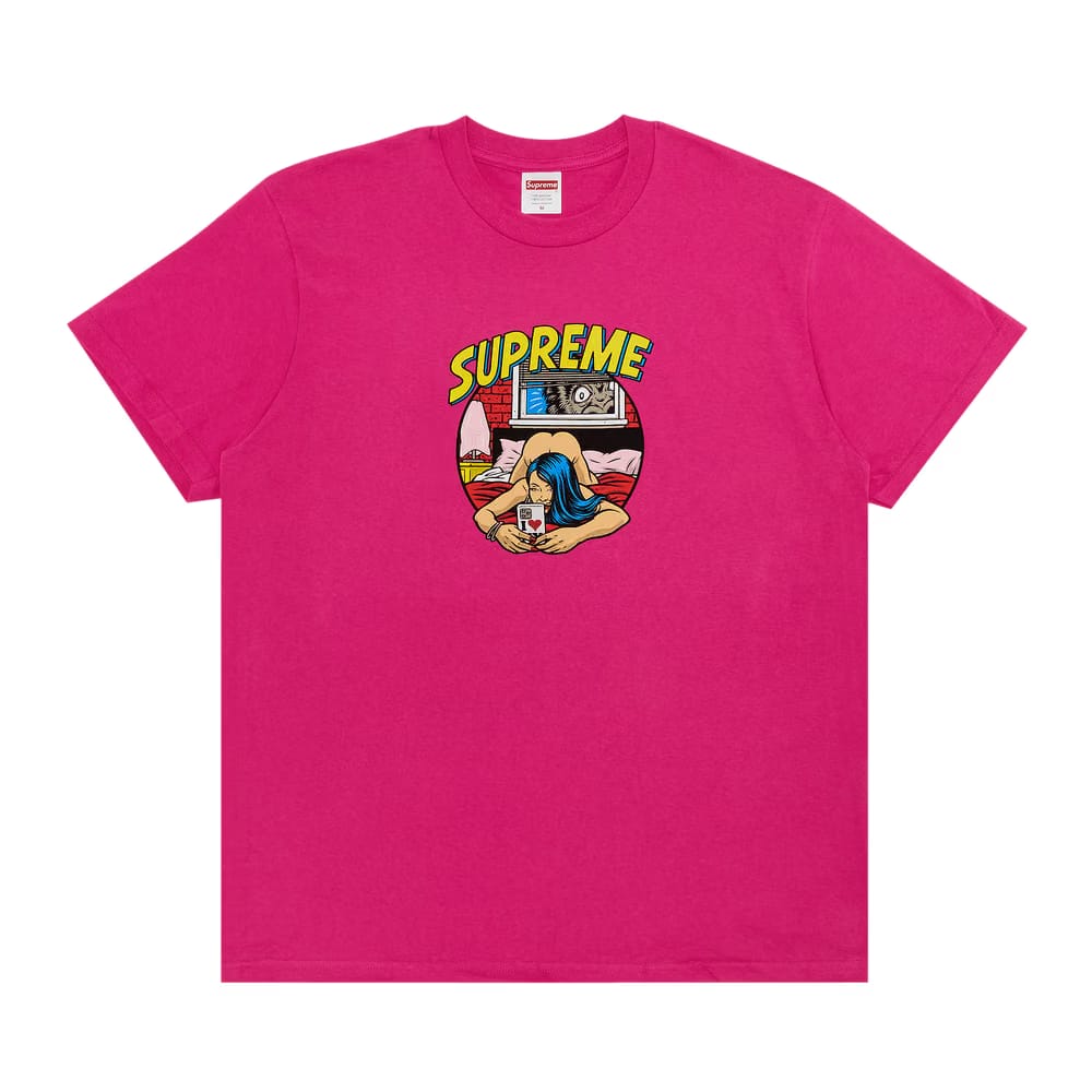 Supreme Bedroom T-Shirt Fuchsia