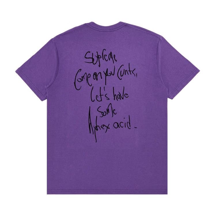 Supreme x Aphex Twin Windowlicker T-Shirt Purple