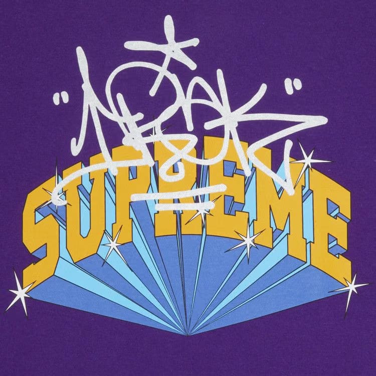 Supreme x IRAK Arc T-Shirt Purple