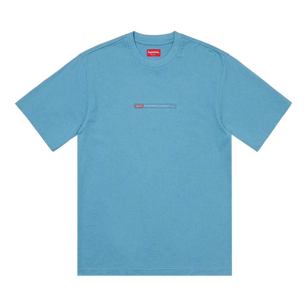 Supreme Property Label Shorts-Sleeve Top Light Slate
