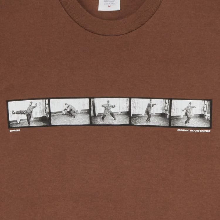 Supreme Milford Graves T-Shirt Brown