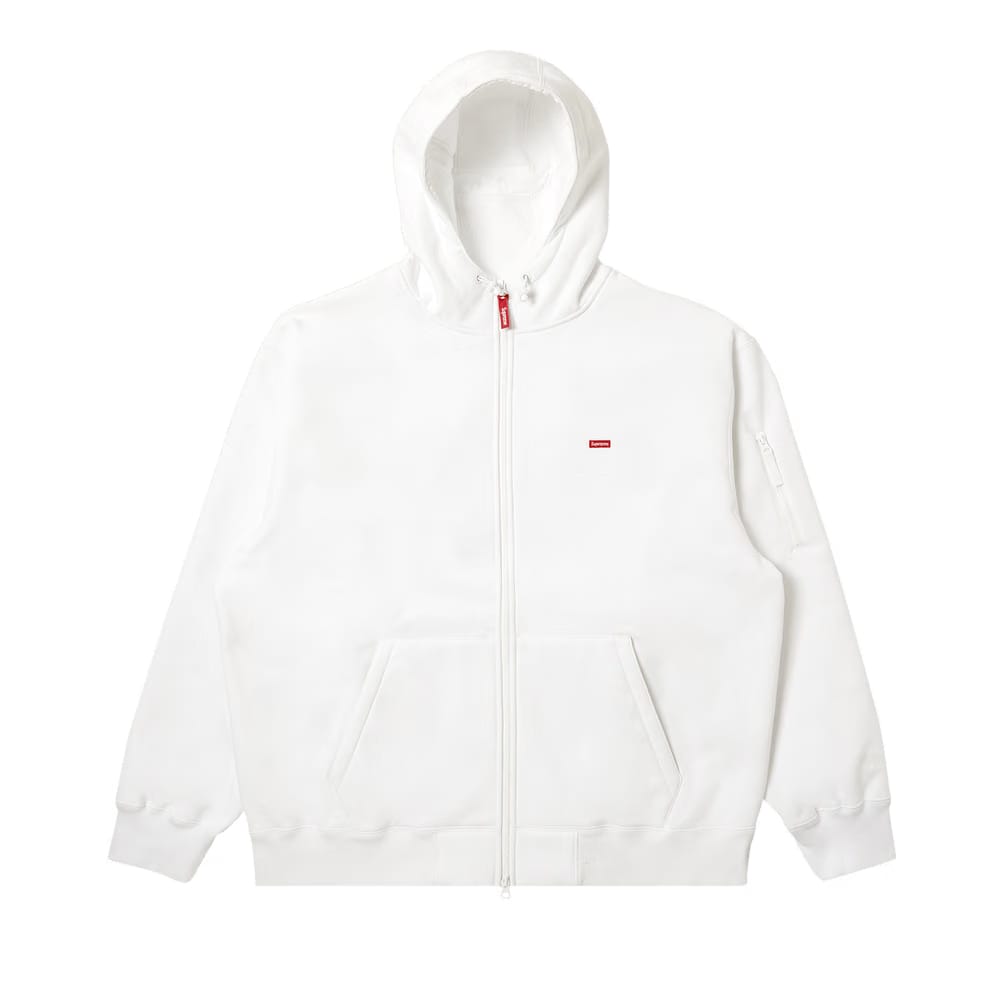 Supreme WINDSTOPPER Zip Up Hoodie White