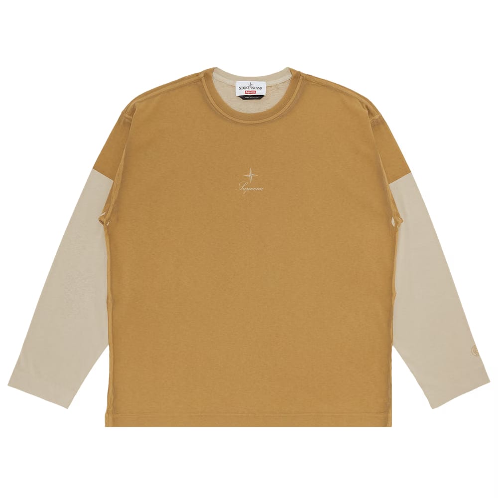 Supreme x Stone Island Long-Sleeve Top Tan