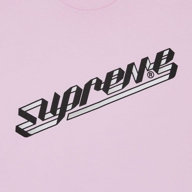 Supreme Banner T-Shirt Light Pink