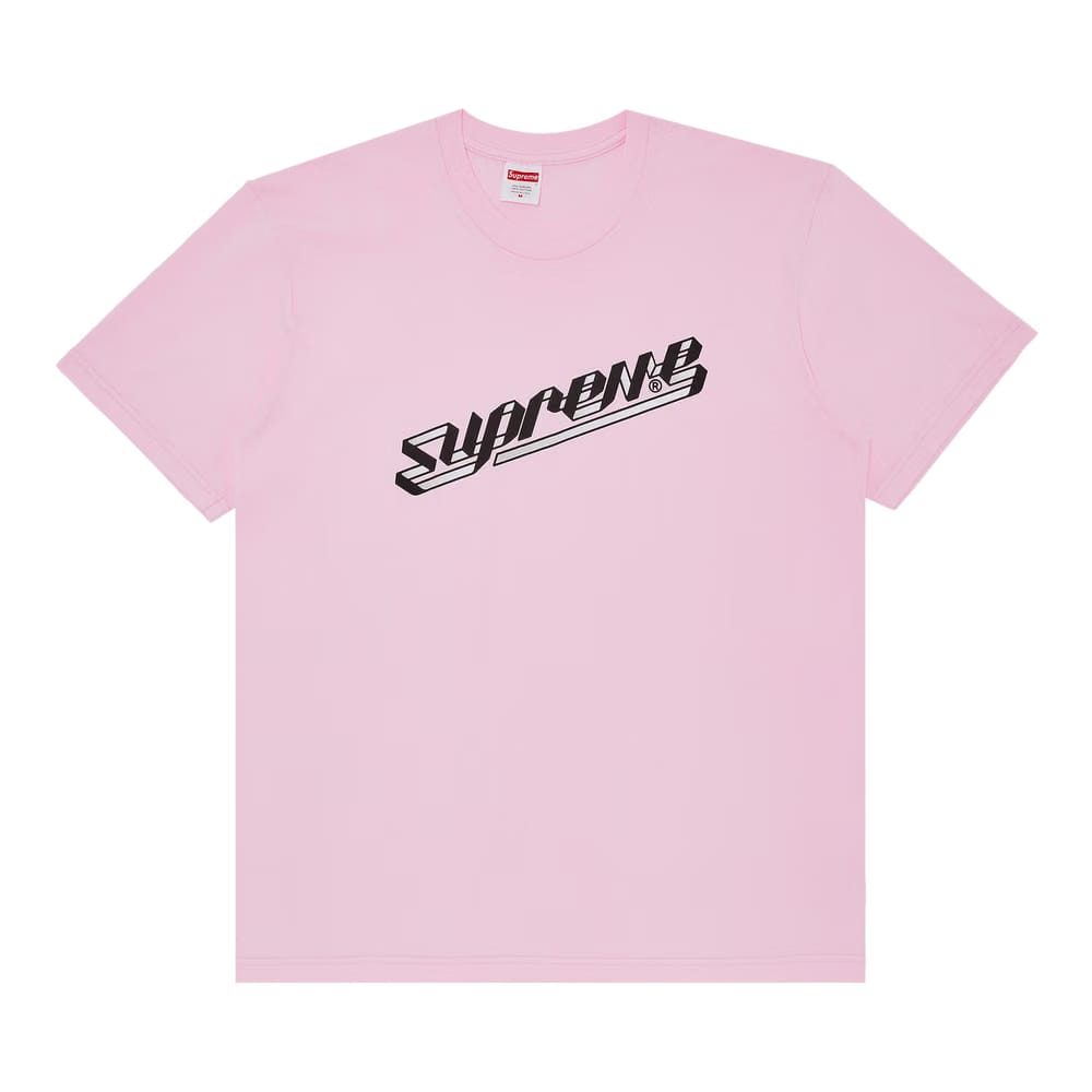 Supreme Banner T-Shirt Light Pink