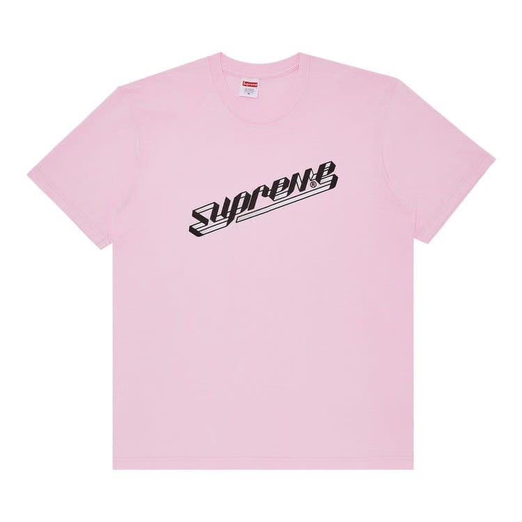 Supreme Banner T-Shirt Light Pink