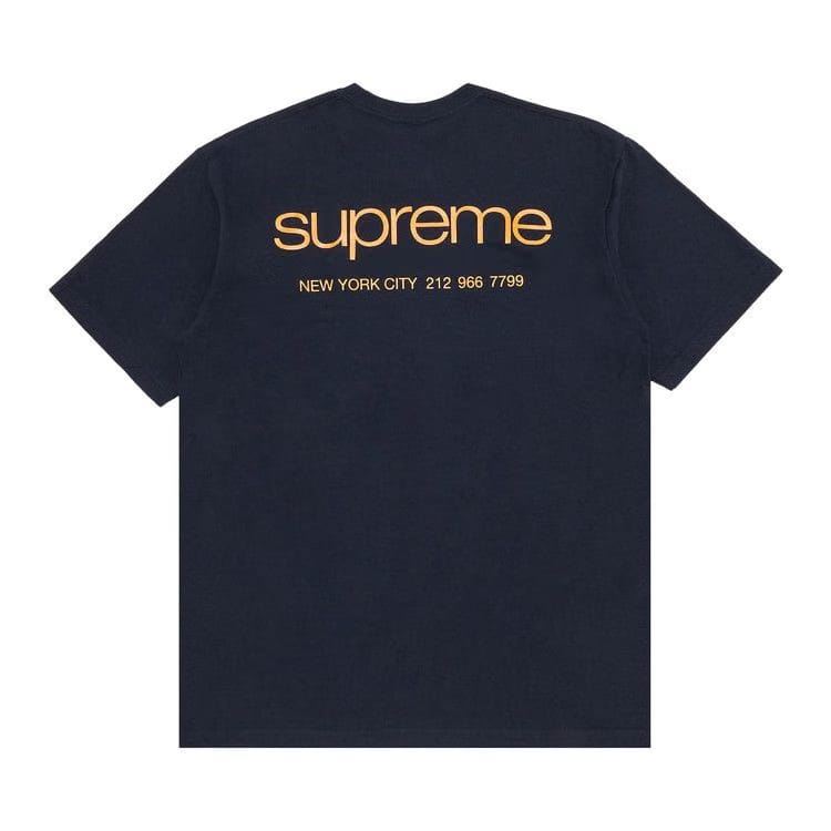 Supreme NYC T-Shirt Navy